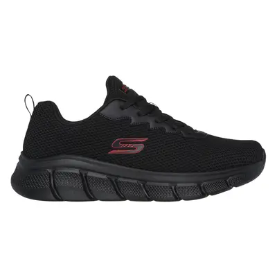 Skechers Men's BOBS Sport B Flex - Chill Edge Sneaker in Black, Size | Textile/Synthetic, Vegan,