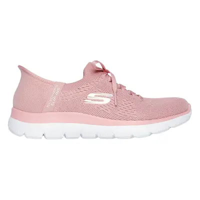 Skechers Women's Slip-ins: Summits - New Daily Sneaker in Rose, Size | Textile/Synthetic, Vegan,