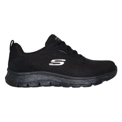 Skechers Women's Waterproof: Flex Appeal 5.0 - Fresh Trek Sneaker in Black, Size | Textile/Synth