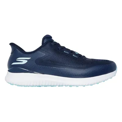 Skechers Women's Slip-ins: GO GOLF Flight Golf Shoes in Navy Blue/Light Blue, Size | Textile/Syn