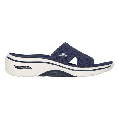 Skechers Women's GO WALK Arch Fit 2.0 Sandal - Dakota Sandals in Navy Blue, Size | Textile, Vega