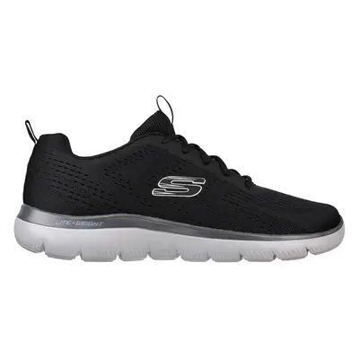 Skechers Men's Summits - Torre Sneaker in Black/Charcoal, Size | Textile/Synthetic, Vegan, Machi