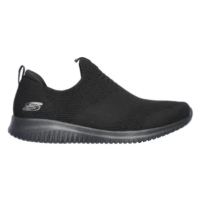 Skechers Women's Ultra Flex - First Take Sneaker in Black, Size | Textile/Synthetic, Vegan, Mach