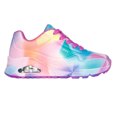 Skechers Girls Uno Gen1 - Prism Burst Sneaker in Purple | Synthetic