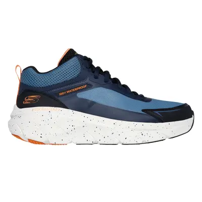 Skechers Men's Relaxed Fit: D'Lux Walker 2.0 - Grailo Sneaker in Blue/Orange, Size | Leather/Tex