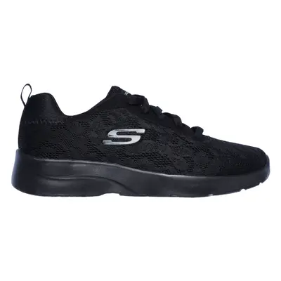 Skechers Women's Dynamight 2.0 - Homespun Sneaker in Black, Size | Textile/Synthetic, Vegan