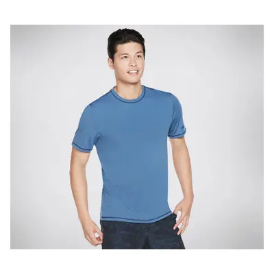 Skechers Men's Kinetic T-Shirt in Blue, Size Small