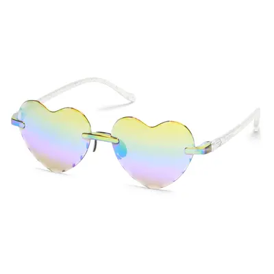 Skechers Girls Rimless Hearts Sunglasses