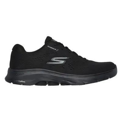 Skechers Men's GO WALK - Avalo Sneaker in Black, Size | Textile/Synthetic, Machine Washable