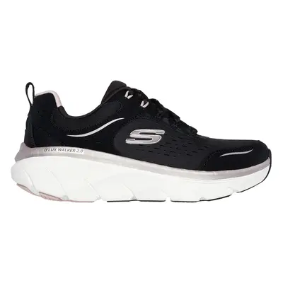 Skechers Women's Relaxed Fit: D'Lux Walker 2.0 - Gradient Glam Sneaker in Black/Rose Gold, Size 