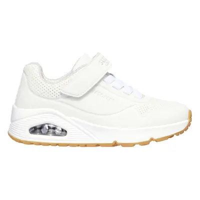 Skechers Boy's Uno - Air Blitz Sneaker in White, Size | Synthetic