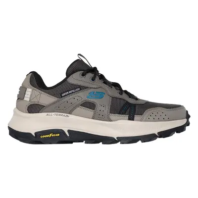 Skechers Men's Equalizer 5.0 Trail - Solix Creek Sneaker in Dark Taupe, Size | Leather/Textile