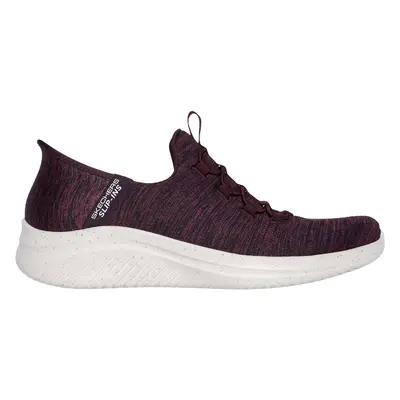 Skechers Men's Slip-ins: Ultra Flex 3.0 - Top Range Sneaker in Burgundy, Size | Textile/Syntheti