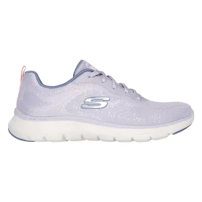 Skechers Women's Flex Appeal 5.0 - Cruising Thru Sneaker in Lavender, Size | Textile/Synthetic, 