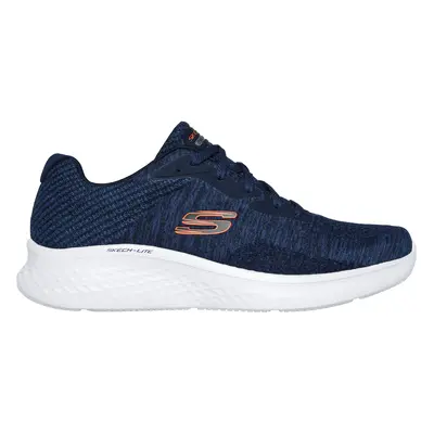 Skechers Men's Skech-Lite Pro - Faregrove Sneaker in Navy Blue/Orange, Size | Textile/Synthetic,