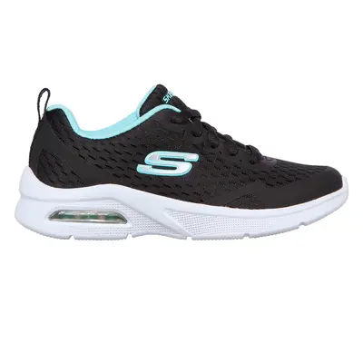 Skechers Girls Microspec Max - Electric Jumps Sneaker in Black, Size | Textile/Synthetic