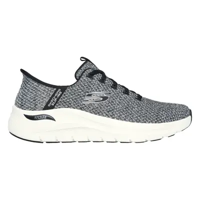 Skechers Men's Slip-ins: Arch Fit 2.0 - Look Ahead Sneaker in White/Black, Size | Textile/Synthe