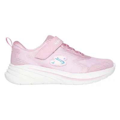 Skechers Girls Wave Sneaker in Light Pink, Size | Textile/Synthetic, Machine Washable