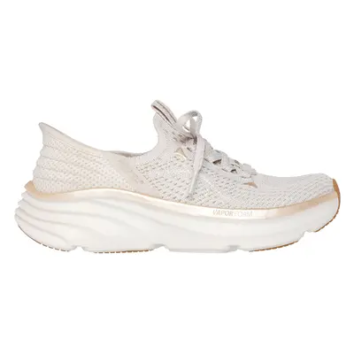 Skechers Women's Slip-ins Relaxed Fit: D'Lux Vapor - Evening Glowing Sneaker in Natural/Gold, Si