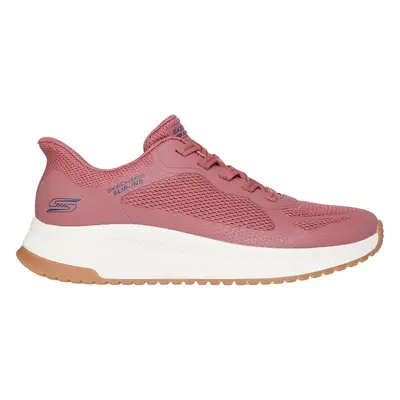 Skechers Women's Slip-ins: BOBS Squad - Staple Look Sneaker in Rose, Size | Textile/Synthetic, M