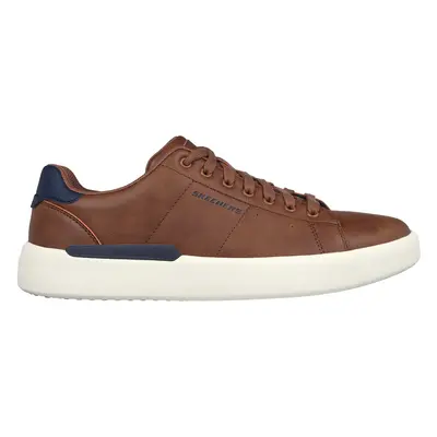 Skechers Men's Relaxed Fit: Verloma - Bening Sneaker in Brown, Size | Synthetic/Textile