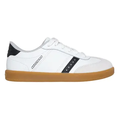 Skechers Boy's Zinger Street Sneaker in White/Black, Size | Synthetic/Leather