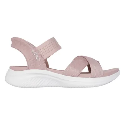 Skechers Women's Slip-ins: Ultra Flex 3.0 - Never Better Sandals in Blush Pink | Textile, Vegan,