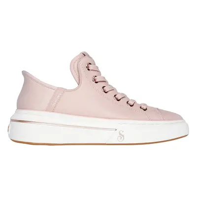 Skechers Women's Premium Leather Slip-ins Snoop One - OG Sneaker in Blush Pink, Size | Leather/T