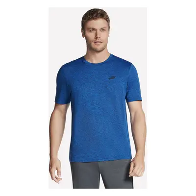 Skechers Men's Performance Charge T-Shirt in Blue/Red, Size Small | Polyester