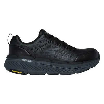 Skechers Men's Max Cushioning Premier 2.0 - Lucid Sneaker in Black/Charcoal, Size | Leather/Synt