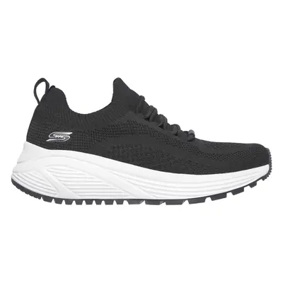 Skechers Women's BOBS Sport Sparrow 2.0 - Allegiance Crew Sneaker in Black | Textile/Synthetic, 