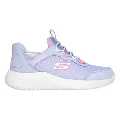 Skechers Girls Slip-ins: Bounder - Simple Cute Sneaker in Lavender, Size | Synthetic/Textile, Ma