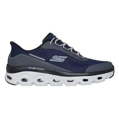 Skechers Men's Slip-Ins: Glide-Step Sole - Glover Peak Sneaker in Navy Blue, Size | Textile/Synt