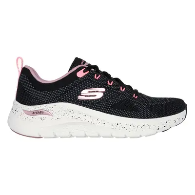 Skechers Women's Arch Fit 2.0 - Fast Paced Sneaker in Black, Size | Textile/Synthetic, Vegan, Ma