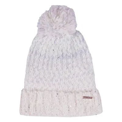 Skechers Women's Slub Knit Ivory Pom-Pom Beanie in Off White