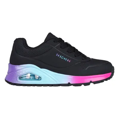 Skechers Girls Uno Gen1 - Pop of Ombre Sneaker in Black, Size | Synthetic