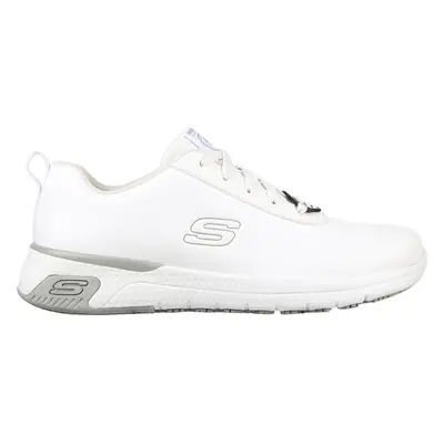 Skechers Women's Work Relaxed Fit: Marsing - Gmina SR Sneaker in White, Size | Leather/Synthetic