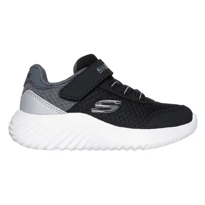 Skechers Bounder - Trekzic Sneaker in Black/Silver, Size | Synthetic/Textile, Machine Washable