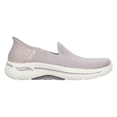 Skechers Women's Slip-ins: GO WALK Arch Fit - Summer Slip-On Shoes in Mauve, Size | Textile, Veg