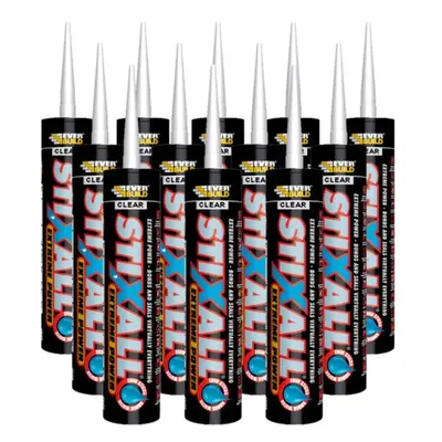 Everbuild Stixall Extreme Power Cartridge Clear 290Ml / Box Of 12