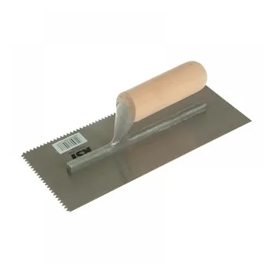 R.s.t. RTR153DT Notched Trowel 5Mm V Notches Wooden Handle 11 X 4.1/2In