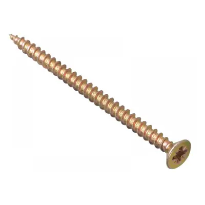 Forgefix MPS460Y Multi-Purpose Pozi Compatible Screw Csk St Zyp 4.0 X 60Mm Box 200