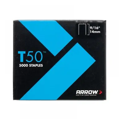 Arrow A509 T50 Staples 14Mm (9/16In) (Pack 5000 4 X 1250)