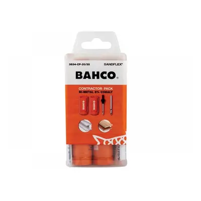 Bahco 3834-CP-20/25 Contractorfts Bi-Metal Holesaw Set 11 Piece