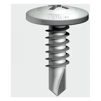 Timco 22LPW Metal Construction Sheet & Framing Screws - Ph - Low Profile Wafer - Exterior - Silv