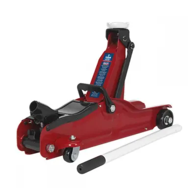 Sealey 1050CXLE Trolley Jack 2 Tonne Low Profile Short Chassis