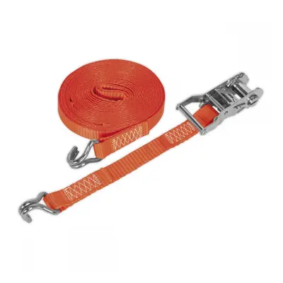 Sealey TD1510J Ratchet Strap 25Mm X 10M Polyester Webbing 1500Kg Breaking Strength