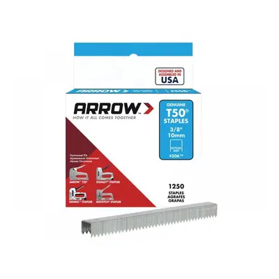 Arrow A50624 T50 Staples 10Mm (3/8In) (Box 1250)