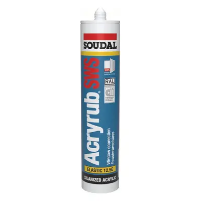 Soudal Acryrub® Sws White 310Ml cartridge 15