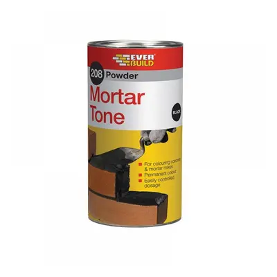 Everbuild Sika 489429 208 Powder Mortar Tone Black 1Kg